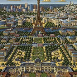 Coupon ✔️ Dowdle Folk Art 500 Pieces Paris ✔️