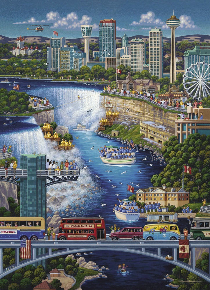 Deals β¨ Dowdle Folk Art 500 Pieces Niagara Falls π
