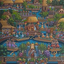 Cheapest 😍 Dowdle Folk Art 500 Pieces Polynesian Cultural Center 🔥