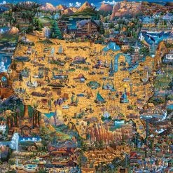 Cheap ๐ Dowdle Folk Art 300 Pieces National Parks ๐