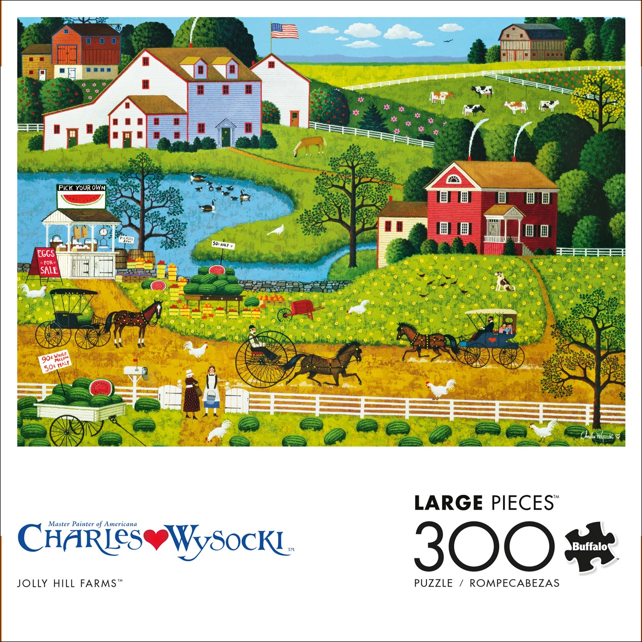 Best deal β Buffalo Games 300 Pieces Jolly Hill Farms β - Image 2