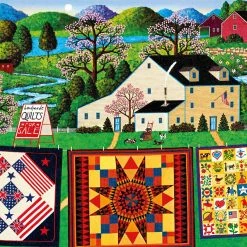 Deals 😍 Buffalo Games 1000 Pieces The Quiltmaker Lady 😀