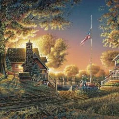 New ⌛ Buffalo Games 1000 Pieces Good Evening, America! 🔥