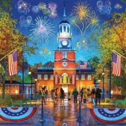 Brand new 🎉 Buffalo Games 500 Pieces Independence Hall 🎁