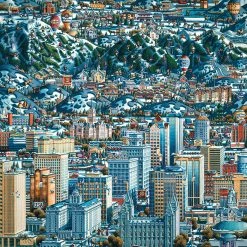 Wholesale 😍 Dowdle Folk Art 1000 Pieces Salt Lake Winter 😉