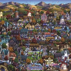 Best reviews of 🛒 Dowdle Folk Art 1000 Pieces Solvang Danish Village 🎁