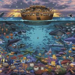 Wholesale ⌛ Dowdle Folk Art 100 Pieces Noah's Ark Under The Sea 🛒