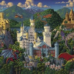 Wholesale 🔔 Dowdle Folk Art 500 Pieces Imaginary Dragons 🥰