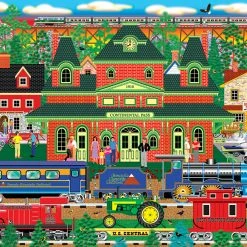 Promo 🎁 RoseArt 1000 Pieces Mountain Rail Holiday ✔️