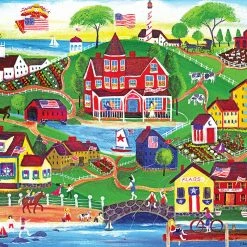 Brand new ⭐ RoseArt 500 Pieces Red Farms Inn 💯