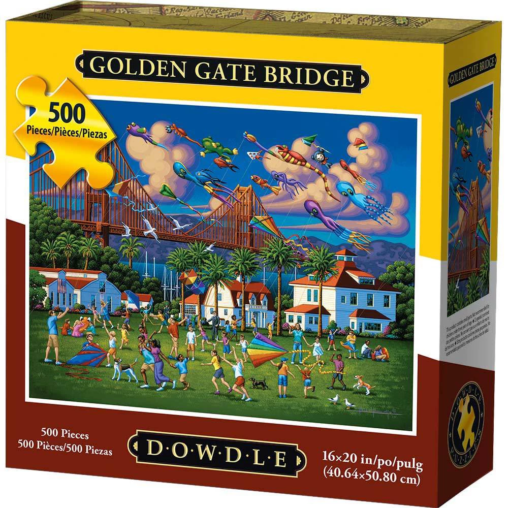 Buy 𧨠Dowdle Folk Art 500 Pieces Golden Gate Bridge π - Image 2
