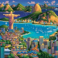 Best reviews of 😀 Dowdle Folk Art 500 Pieces Rio De Janeiro ✔️