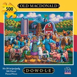 Hot Sale 🤩 Dowdle Folk Art 500 Pieces Old MacDonald 🔔