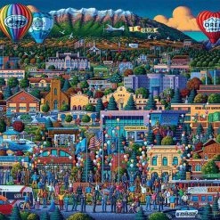 Cheapest 🔔 Dowdle Folk Art 500 Pieces Orem Centennial ✔️