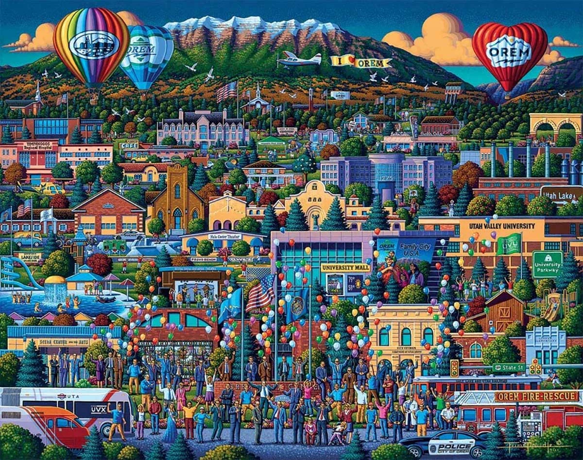 Cheapest π Dowdle Folk Art 500 Pieces Orem Centennial βοΈ