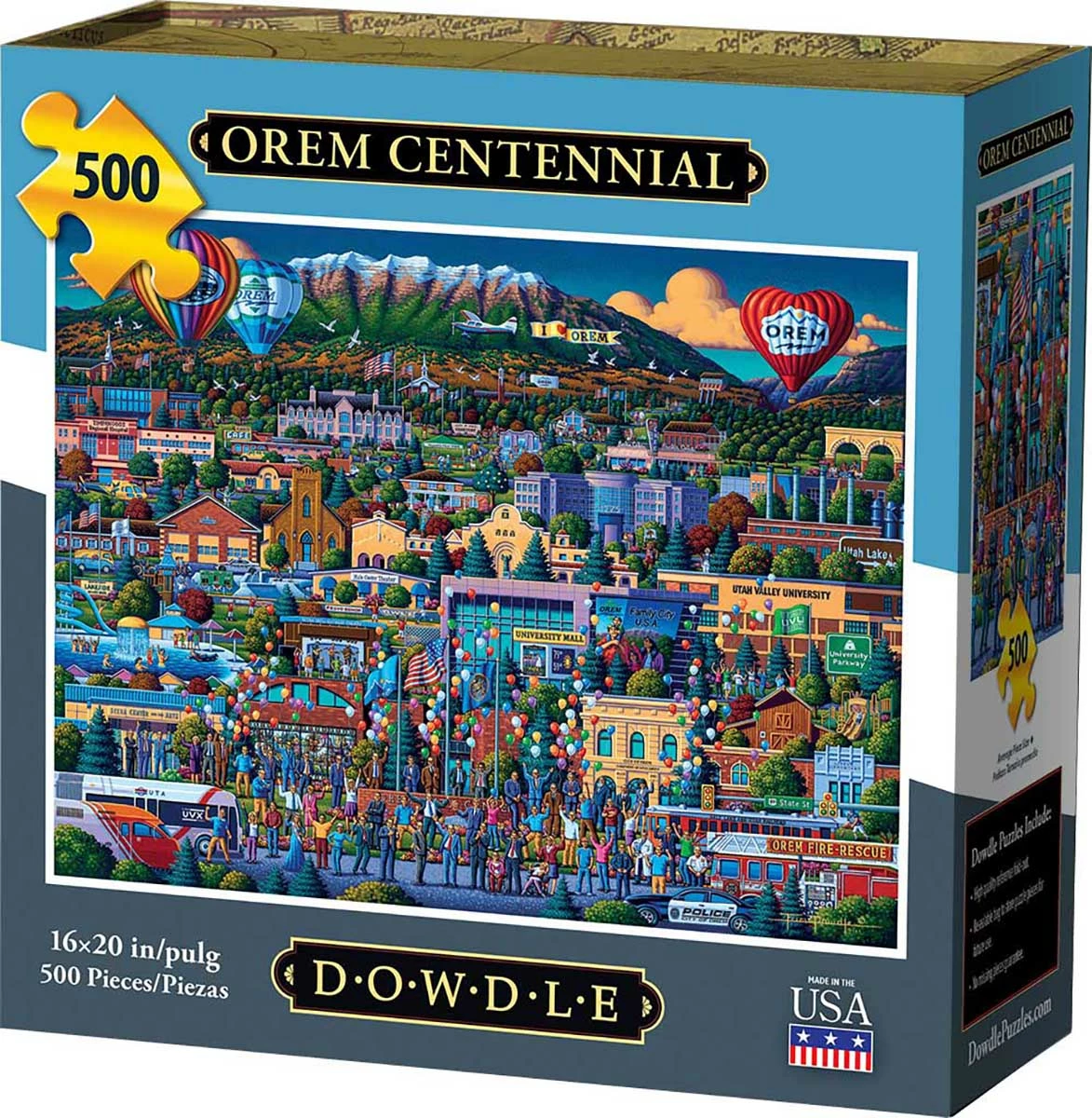 Cheapest π Dowdle Folk Art 500 Pieces Orem Centennial βοΈ - Image 2