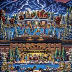 Wholesale 💯 Dowdle Folk Art 500 Pieces Sun Valley Holiday 🛒