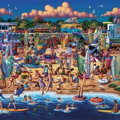 Cheap 😍 Dowdle Folk Art 300 Pieces Surfin' USA ❤️