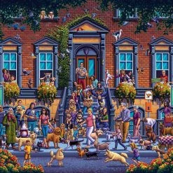 New 💯 Dowdle Folk Art 300 Pieces Strut Your Mutt 👏
