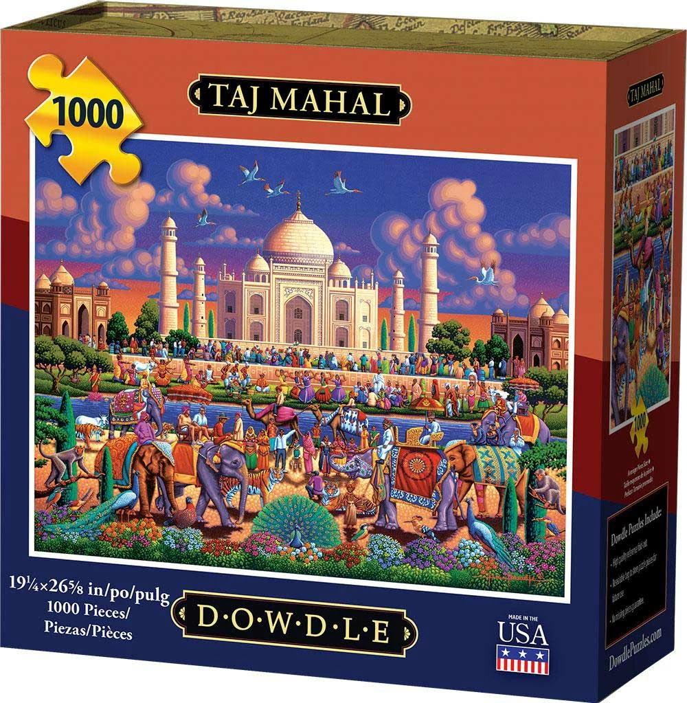 Best Pirce ๐งจ Dowdle Folk Art 1000 Pieces Taj Mahal ๐ - Image 2