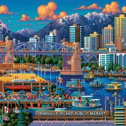 Cheap 😉 Dowdle Folk Art 1000 Pieces Granville Island 🧨