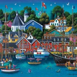 Best Pirce 👏 Dowdle Folk Art 1000 Pieces Lunenberg 🎉