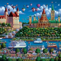Buy ❤️ Dowdle Folk Art 1000 Pieces Ottawa River 🌟