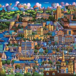 Hot Sale 🔥 Dowdle Folk Art 1000 Pieces Bristol 😀