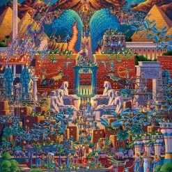 Best Sale 🧨 Dowdle Folk Art 500 Pieces Exodus 😀