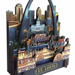 Cheapest 👍 Dowdle Folk Art 6 Pieces St. Louis ❤️