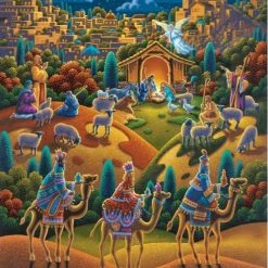 Deals ๐ Dowdle Folk Art 300 Pieces Nativity ๐