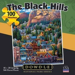 Discount 🎁 Dowdle Folk Art 100 Pieces The Black Hills 🔔
