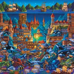 Best Sale 😉 Dowdle Folk Art 500 Pieces Atlantis 😉