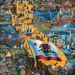 Best deal 🌟 Dowdle Folk Art 500 Pieces Best Of Northern California ⌛