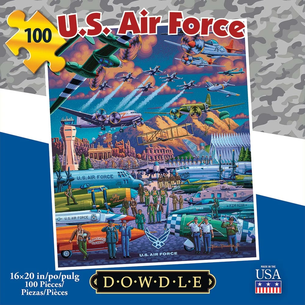 Wholesale π Dowdle Folk Art 100 Pieces U.S. Air Force π