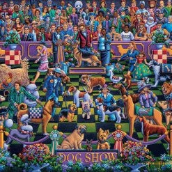 Best deal 🤩 Dowdle Folk Art 100 Pieces 🐶 Dog Show ✔️
