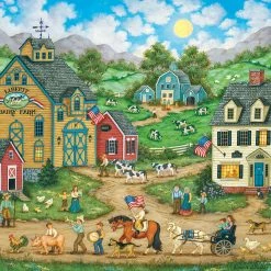 Buy 🤩 MasterPieces 550 Pieces Liberty Farm Parade 👍