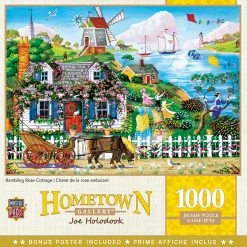 Best deal 👍 MasterPieces 1000 Pieces Rambling Rose Cottage ❤️