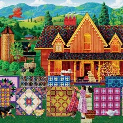 New 🥰 SunsOut 1000 Pieces Morning Day Quilt ✨