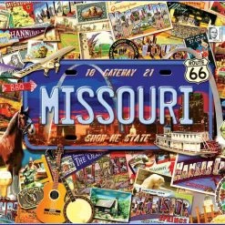 Cheapest 🤩 SunsOut 1000 Pieces Missouri: The "Show Me" State 🌟