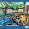 Cheap 🎁 New York Puzzle Co 1000 Pieces Saturday Afternoon (General Motors) 🔥