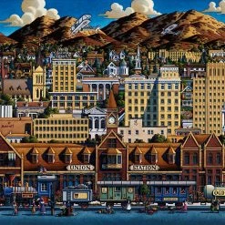 Cheapest 😉 Dowdle Folk Art 500 Pieces Ogden ⌛