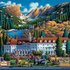 Best reviews of 🔔 Dowdle Folk Art 250 Pieces Rocky Mtn. National Park Mini Puzzle 💯