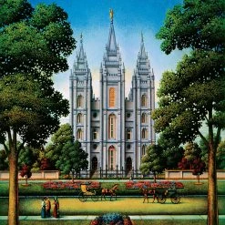 Cheapest ✨ Dowdle Folk Art 250 Pieces Salt Lake Temple Mini Puzzle 👍