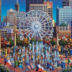 Brand new 🌟 Dowdle Folk Art 500 Pieces Atlanta ⭐