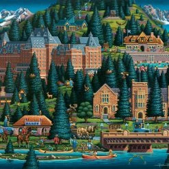 Flash Sale 🧨 Dowdle Folk Art 500 Pieces Banff 🎁