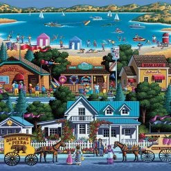 Best deal 🔥 Dowdle Folk Art 500 Pieces Bear Lake 💯