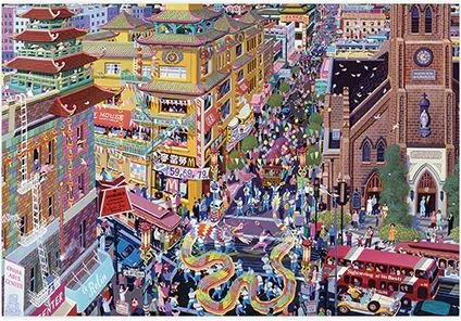 New ๐ฅ Surelox 500 Pieces Chinatown San Francisco ๐